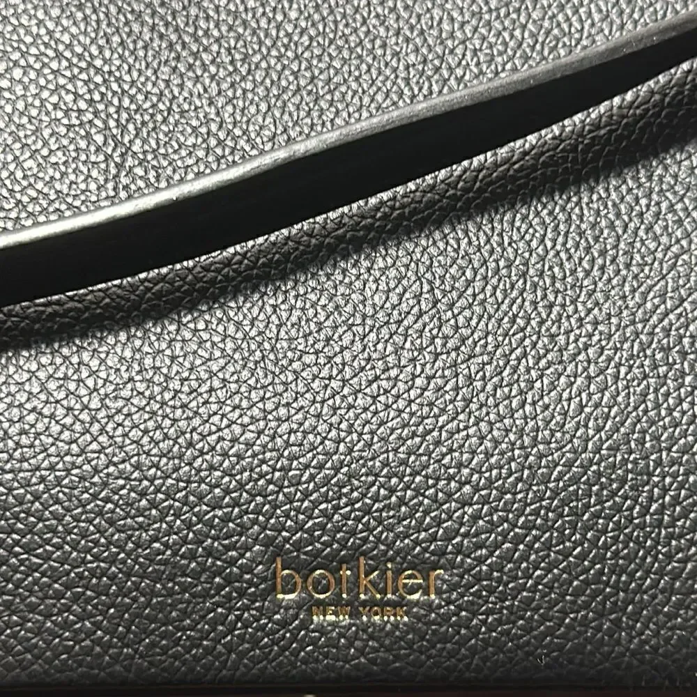 Botkier Chelsea Pebbled Leather Crossbody Bag With Gold Hardware.